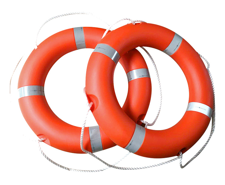 71CM High Quality Swimming Pool Saving Equipment Orange Safety Foam Lifebuoy