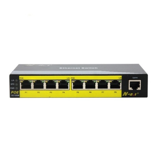 10/100M 8 Ports Unmanaged Ethernet POE Switch