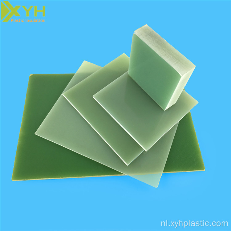10 mm groene Fr4-vezel gelamineerde plaat