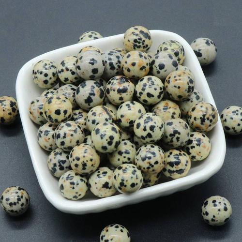 Dalamation Jasper 8MM Stone Balls Home Decoration Round Crystal Beads