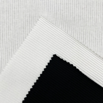 Cotton Spandex 2x2 RIB Knitted Fabric