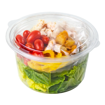 Transparent PET Takeaway Salad Bowl/Box/Container