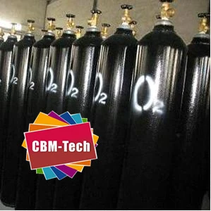 5L Oxygen Cylinder @150bar for Medical or Industrial Uses