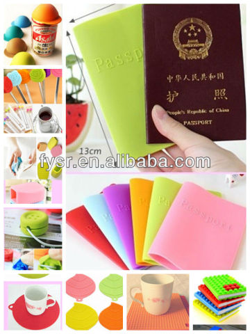 Silicone passport cover/ book cover, silicone cover