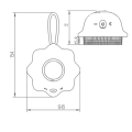 Poltrador de corpo de silicone personalizado com dispensador de sabão