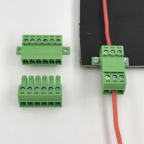 3.5mm Pitch panel fixed pluggable connector terminal block