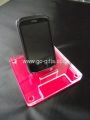 Pink Acrylic Smartphone Display berdiri