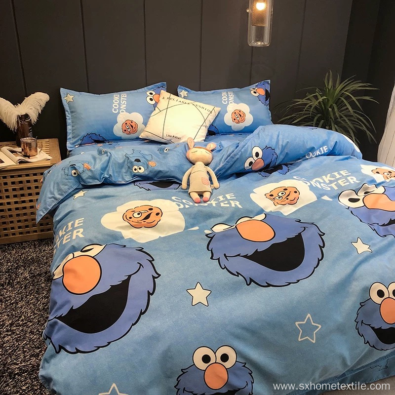 cute bedding cover with printing