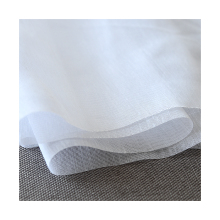100% Polyester Fireproof White Organza Curtain Fabric