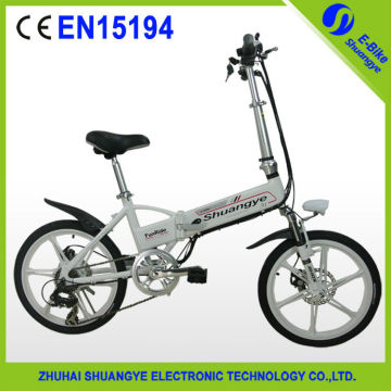 Green power 20 inch eletric folding bike for child