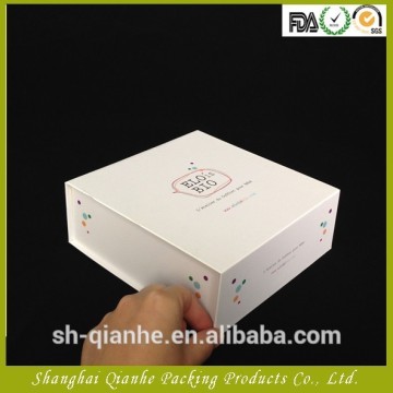 White new design foldable paper gift box