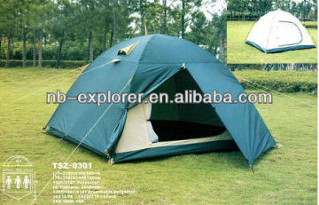 3-person camping tent / double layer tent