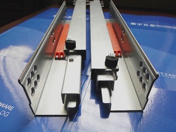 High Quality Hardware Concealed Steel Telescopic Rail