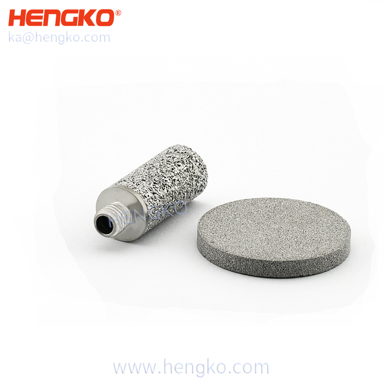 custom 30 40 60 microns sintered porous powder metal inline air filter  ( cone cup disc ) for oxygen intake