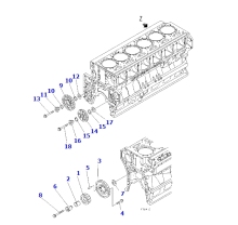 6240-31-6111 IDLE GEAR Suitable For EXCAVATOR PC1250-8 PARTS