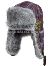 swedish army trapper fur winter cap