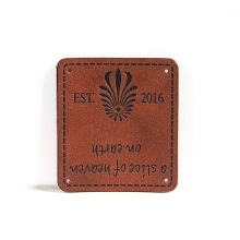 Washable Embroidered Leather Patches for Denim Hats and Apparel