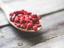 Bajo residuo agricultural bayas de goji