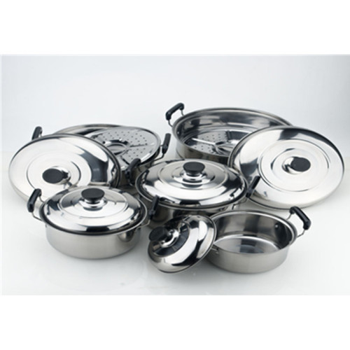 5-Piece Gaya Amerika Peralatan Masak Set Stainless Steel