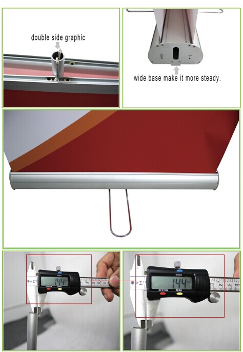 Advertising Design PVC Printing Pull up Banner Roll up Display Stand