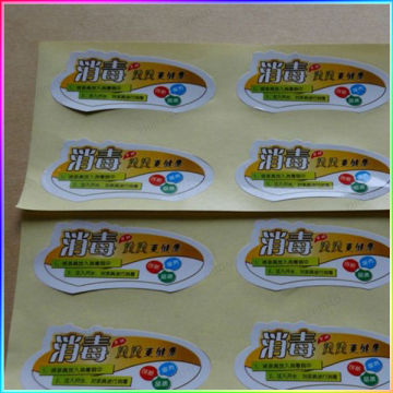 Die cut paper sticker, waterproof sticker,vinyl sticker