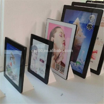 Home family photo frame plastic photo frame with led light, office photo frame