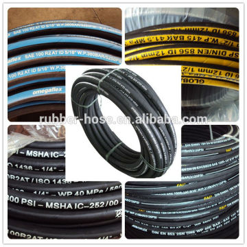 Oil rubber hydraulic hose, rubber hose hydraulic hose