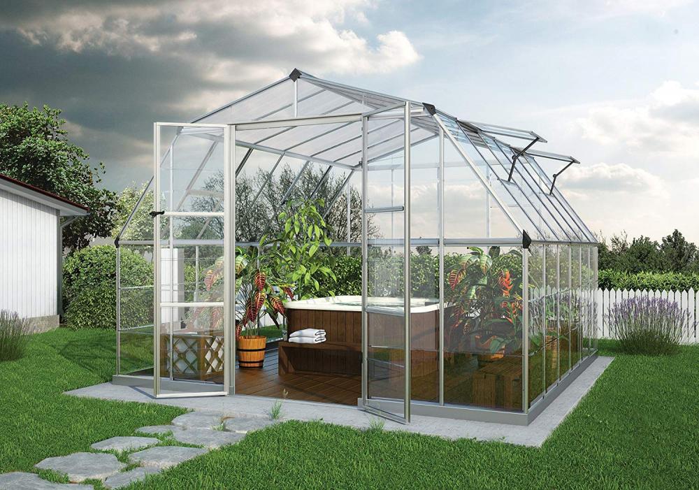 PC Sheet Frame Commercial Greenhouse Sale Green House