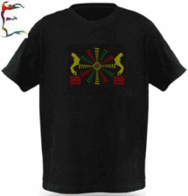 Equalzier shirts,flashing shirts,lihgt music shirts,DJ fashion shirts