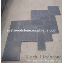 Black limestone coping
