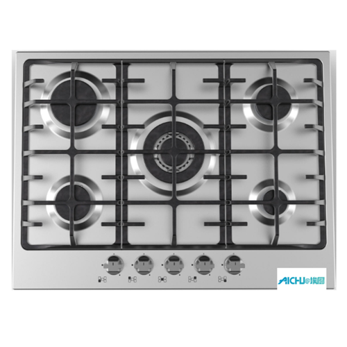 SS 70 cm Gas Hob With A Wok