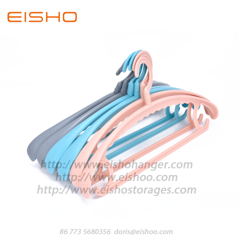 EISHO Colorful Adult Plastic Coat Hanger