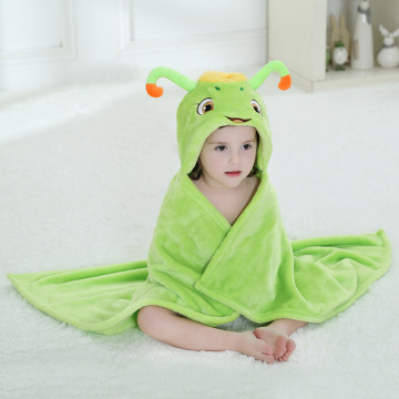 Hot selling cute baby bath towel hood