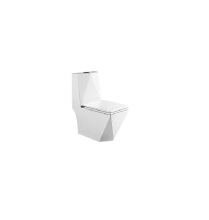 Modern Stylish Bathroom Wash Down One-piece Toilet