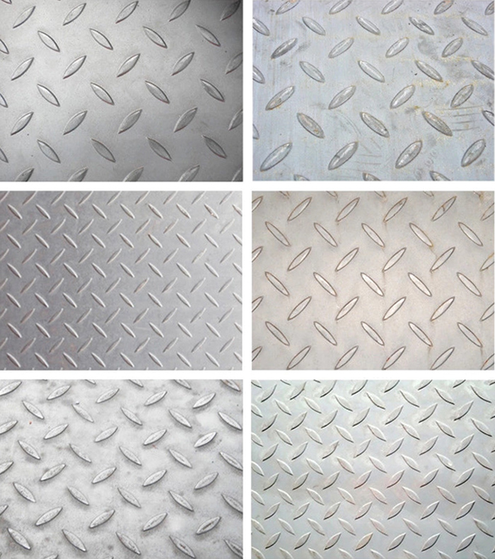 304 316 Etch Embossed finish stainless steel checker diamond plate