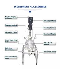Factory Price 20l Glass Liquid Separator Extractor
