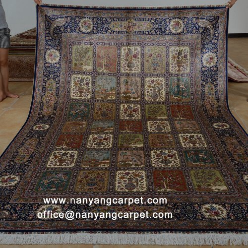 6.56'x9.84' Handwoven Silk Traditional Persian Rug