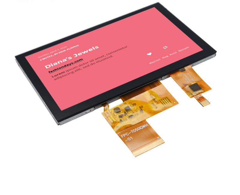 LCD Display 5 Inch 800X480 RGB 40pin Replace FT5426/FT5436/FT5446 with TFT Touch Screen Industrial/LCD Screen/ Hx8664b/Hx8264D