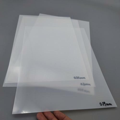 100 Mic Milky White Blank Bopet Stencil Film