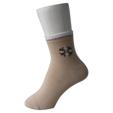 Light Brown Girl's  Ankle Socks