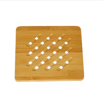 Organic bamboo pot coaster trivet mat