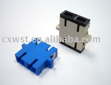 SC duplex fiber optic adaptor