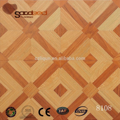 E1 Grade non slip laminate parquet flooring