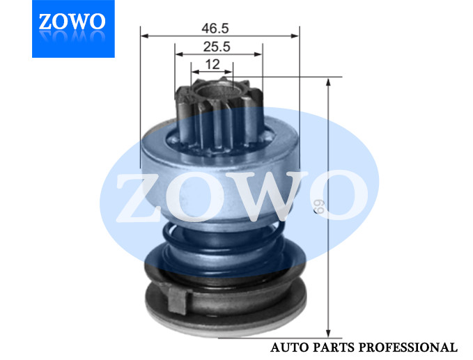 54 9126 Starter Bendix 9t Bosch