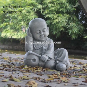 Decorative fiberglass figure for garden decoration