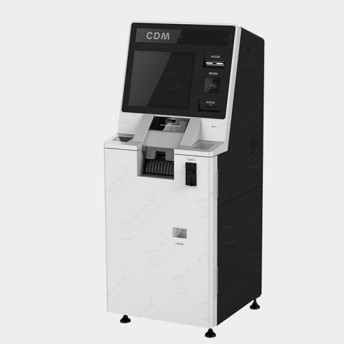 Standalone Cash and Coin Deposit CDM self service terminal for Financial Institute