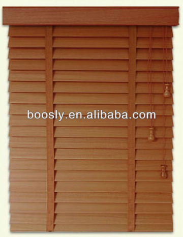 Automatic wooden blinds