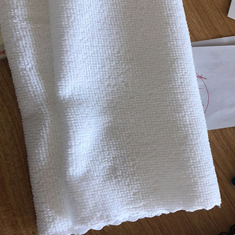 10PCS White Ultra Soft Microfiber Fabric Face Towel Hotel Bath Towel Wash Hand Towels Portable Terry Towel Multifunctional Towel