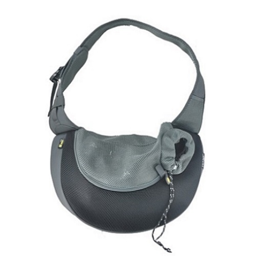 Black PVC and Mesh Pet Sling