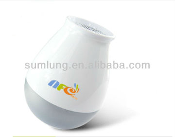 simple and clean design NFC speakers plain wireless speakers phone sound